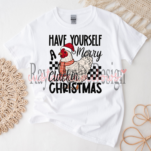 merry cluckmas tee