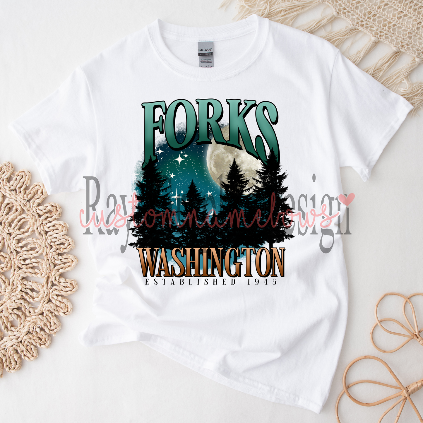 FORKS WA Tee