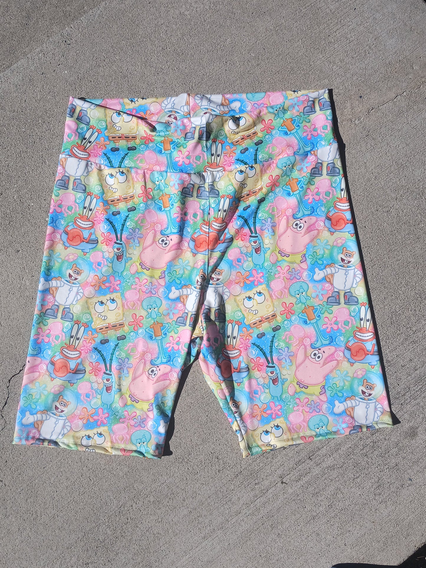 Rts 2xl womens pinapple sea bike shorts