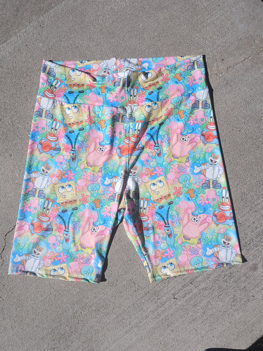 Rts 2xl womens pinapple sea bike shorts