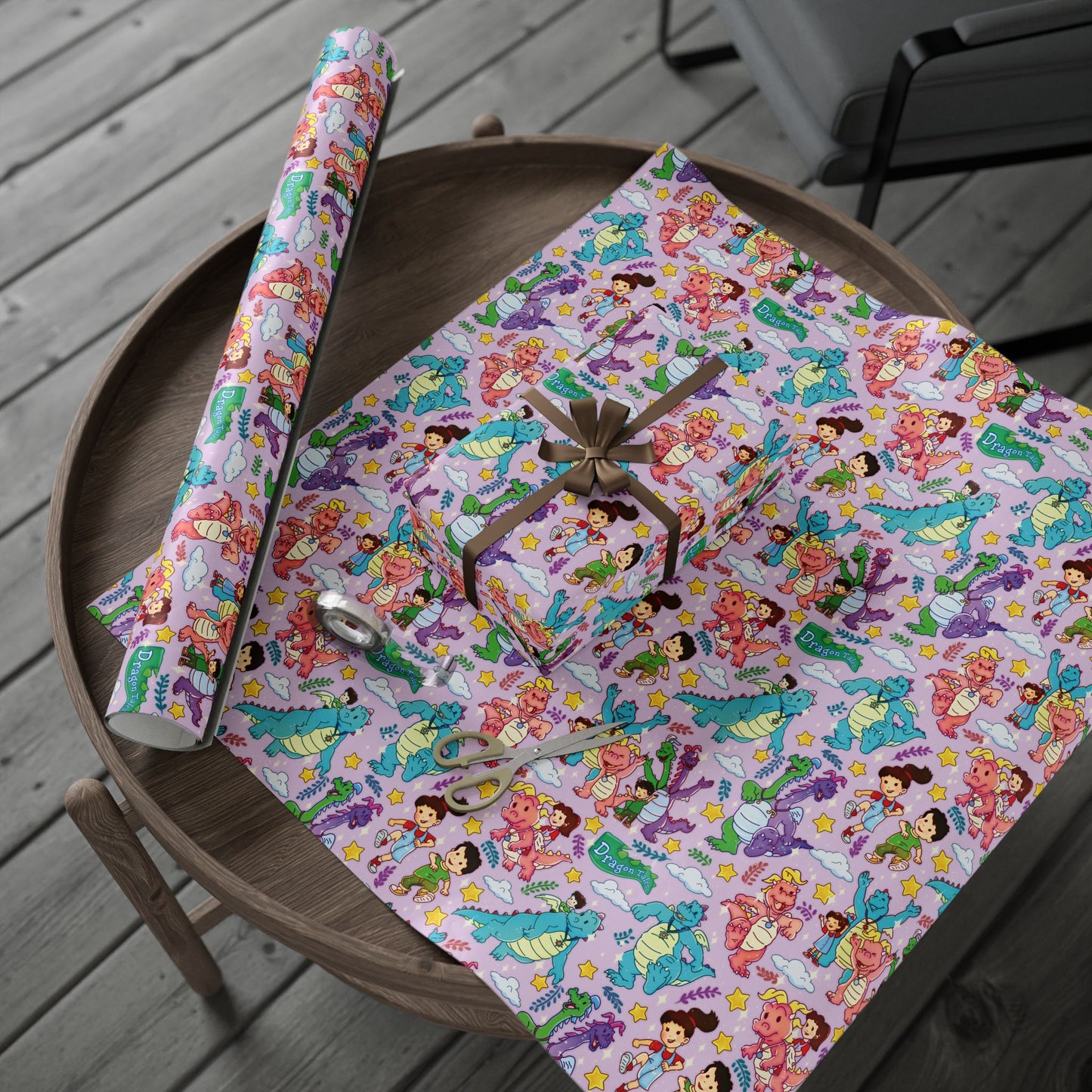 DT Wrapping Paper Roll — Cute Gift Wrap for Kids' Birthdays & Baby Showers