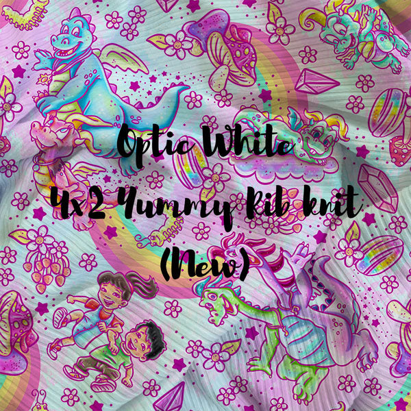 optic white rib knit fabric for DIY projects
