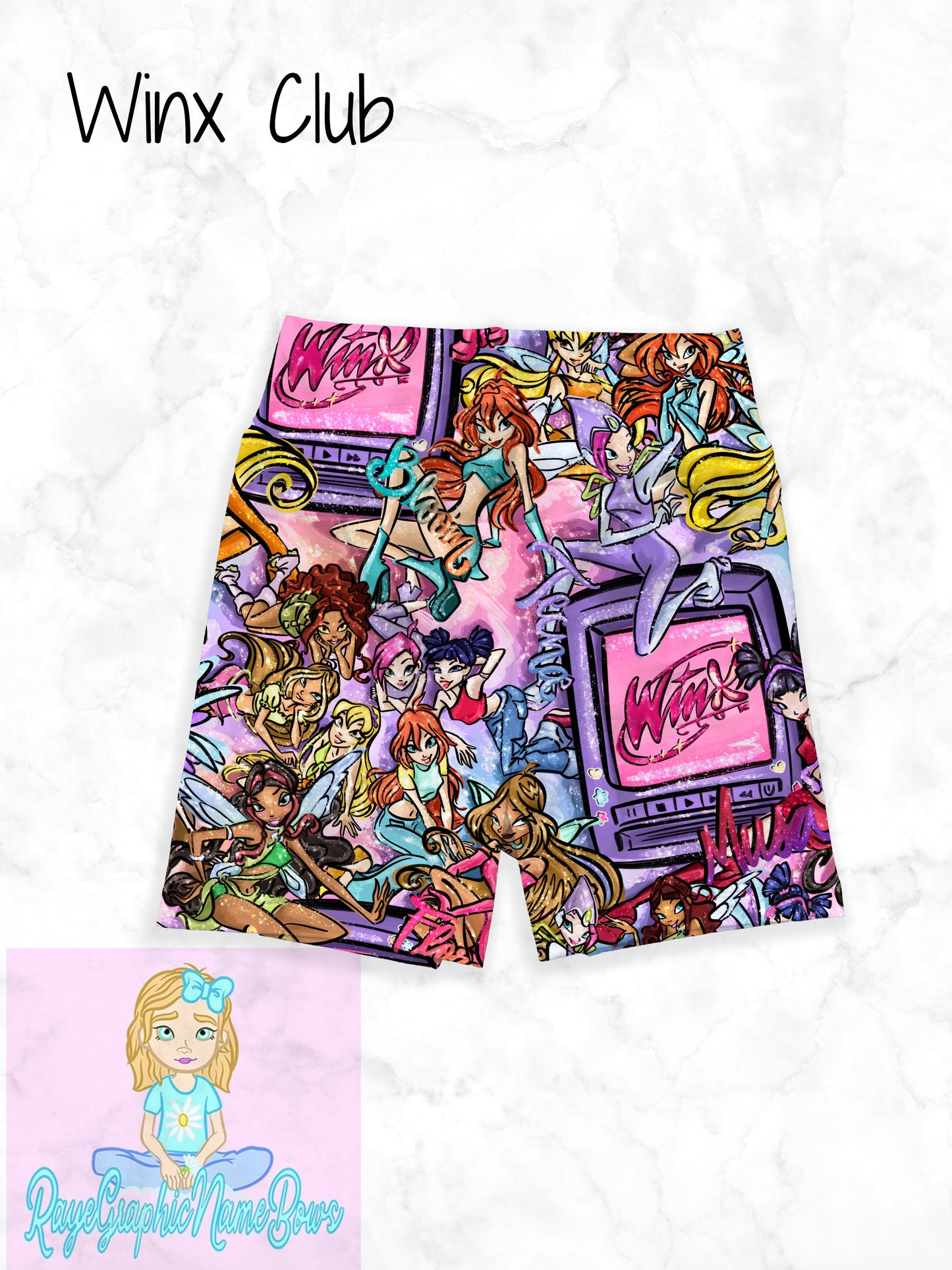 90s Throwback Biker short preorder